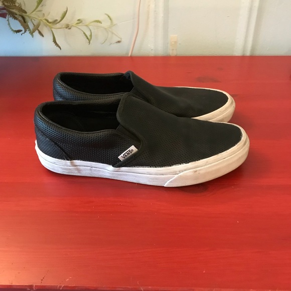 Vans Other - Vans Perf Slip On Leather